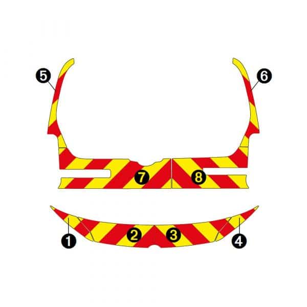 Kit Jaune-Rouge Partiel - CITRÖEN Berlingo 2 Portes (2023) – Image 2